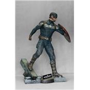 Captain America Le Soldat de l'hiver Statue Taille Réelle Oxmox Muckle