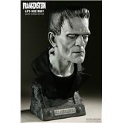 Frankenstein Boris Karloff Life-Size Bust Sideshow Silver Screen Edition