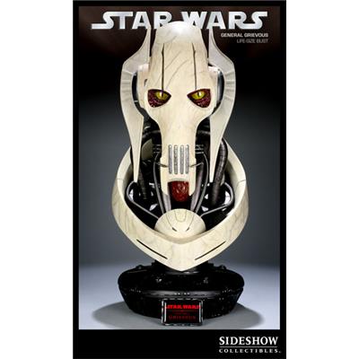 Star Wars General Grievous Buste Taille Réelle Sideshow