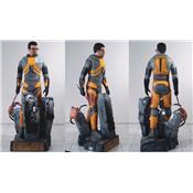 Half-Life 2 Gordon Freeman Statue Taille Réelle Oxmox Muckle