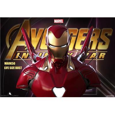 Avengers: Infinity War - Iron Man Mark 50 Life-Size Bust Queen Studios