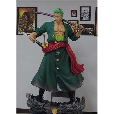 One Piece Roronoa Zoro Life-Size Statue 1:1 Black Pearl Studio.