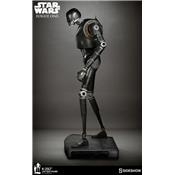 Star Wars K-2SO Statue Taille Réelle Sideshow