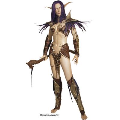 World Of Warcraft - Night Elf Statue Taille Réelle Oxmox Muckle