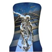 Le Surfeur D'Argent Statue Taille Réelle Idea Planet (Avec décor)