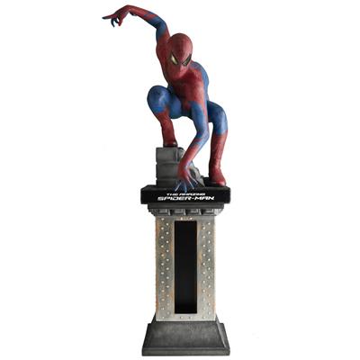 The Amazing Spider-Man Life Size Statue With DVD Base