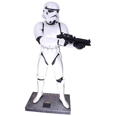 Star Wars Stormtrooper Statue Taille Réelle Don Post