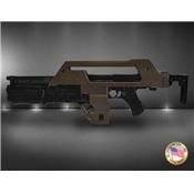 Aliens Pulse Rifle Brown Bess Weathered Réplique 1:1 Hollywood Collectibles