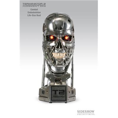 T-800 Endoskeleton Life Size Bust Sideshow (Combat Version)