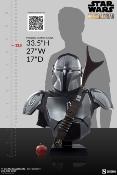 Star Wars The Mandalorian Din Djarin Buste Taille Réelle 1/1 Sideshow