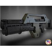 Aliens Pulse Rifle OD Green Weathered 1:1 Replica Hollywood Collectibles Exclusive