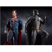 Batman vs Superman Statues Taille Réelle Oxmox Muckle