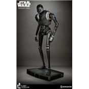 Star Wars K-2SO Statue Taille Réelle Sideshow