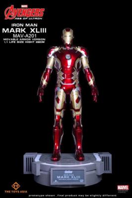 Iron Man Mark 43 Statue Taille Réelle Motorisée The Toys Asia