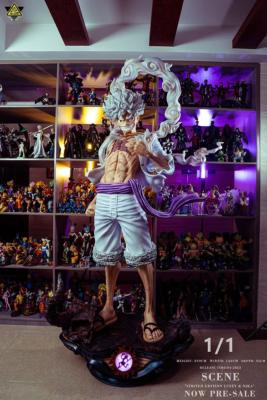 One Piece Gear 5 Nika Monkey D Luffy Statue Taille Réelle SBS