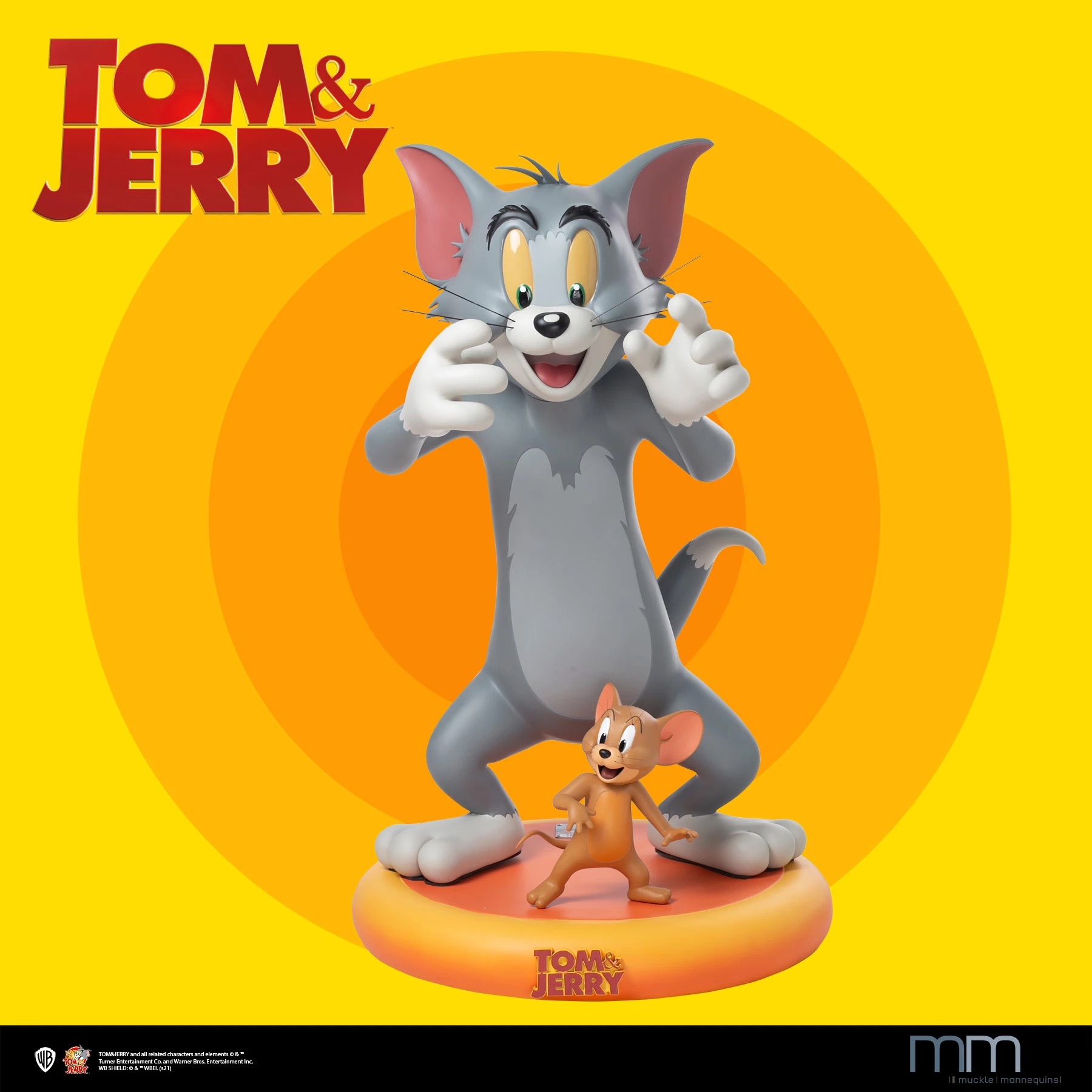 Tom & Jerry Statues Taille Réelle Muckle