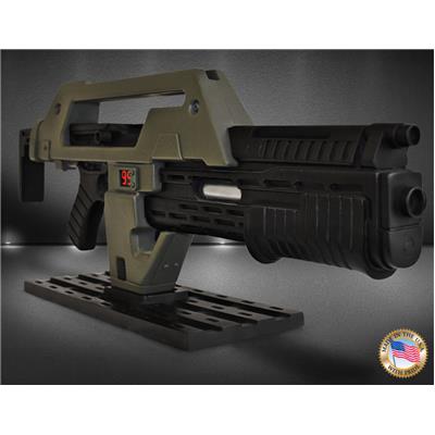 Aliens Pulse Rifle OD Green Weathered 1:1 Replica Hollywood Collectibles Exclusive