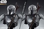 Star Wars The Mandalorian Din Djarin Buste Taille Réelle 1/1 Sideshow