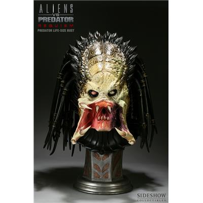 AVPR Predator Life-Size Bust Sideshow