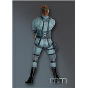MGS2 Solid Snake Statue Taille Réelle Oxmox Muckle