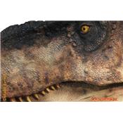 T-Rex Head Life-Size Statue Closed Mouth Oxmox Muckle