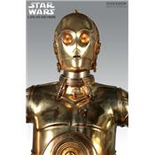 Star Wars C-3PO Statue Taille Réelle Sideshow