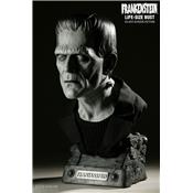 Frankenstein Boris Karloff Life-Size Bust Sideshow Silver Screen Edition