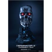 Terminator 2 T-800 Endoskeleton Buste Taille Réelle Sideshow PureArts