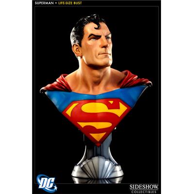 DC Comics Superman Buste Taille Réelle Sideshow