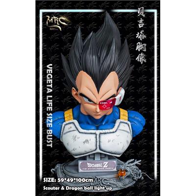 Dragon Ball Z Vegeta Buste Taille Réelle MRC