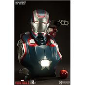 Iron Man 3 - Iron Patriot Buste Taille Réelle Sideshow