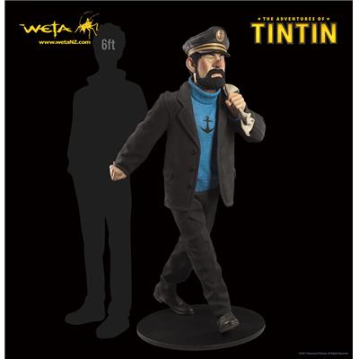 Les Aventures de Tintin - Capitaine Haddock Statue Taille Réelle Weta