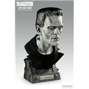 Frankenstein Boris Karloff Buste Taille Réelle Sideshow Silver Screen Edition