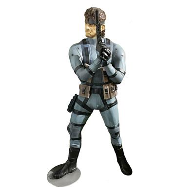 MGS2 Solid Snake Statue Taille Réelle Oxmox Muckle