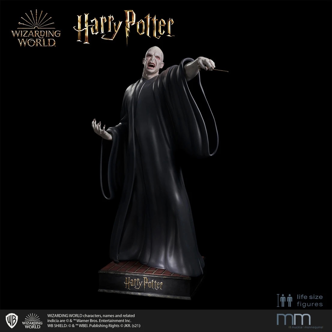 Harry Potter Voldemort Life-Size Statue Muckle