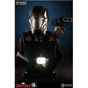 Iron Man 3 - Iron Patriot Buste Taille Réelle Sideshow