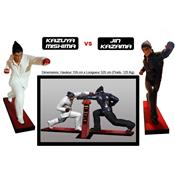 Tekken 6 Jin Kazama Vs Kazuya Mishima Statues Taille Réelle Oxmox Muckle