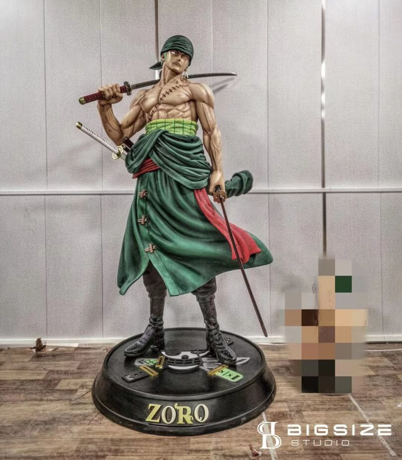 One Piece Roronoa Zoro Statue Taille Réelle 1:1 Big Size Studio