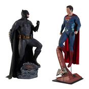 Batman vs Superman Statues Taille Réelle Oxmox Muckle