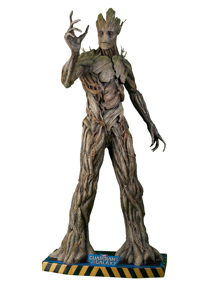 Les Gardiens de la Galaxie Groot Statue Taille Réelle Oxmox Muckle, groot  1:1 life size statue