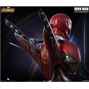 Avengers: Infinity War - Iron Man Mark 50 Battle Damaged Life-Size Bust Queen Studios