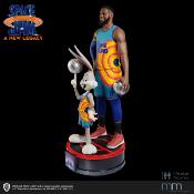 Space Jam Set LeBron James and Bugs Bunny Statues Taille Réelle Muckle