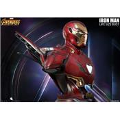 Avengers: Infinity War - Iron Man Mark 50 Battle Damaged Life-Size Bust Queen Studios