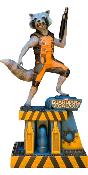 Les Gardiens de la Galaxie - Rocket Raccoon Statue Taille Réelle Oxmox Muckle