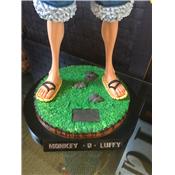 One Piece Monkey D Luffy Statue Taille Réelle PTS