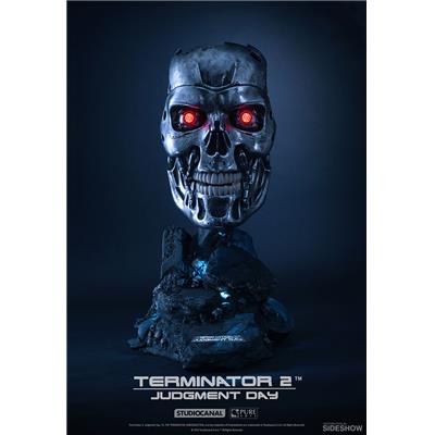 Terminator 2 T-800 Endoskeleton Life-Size Bust Sideshow PureArts