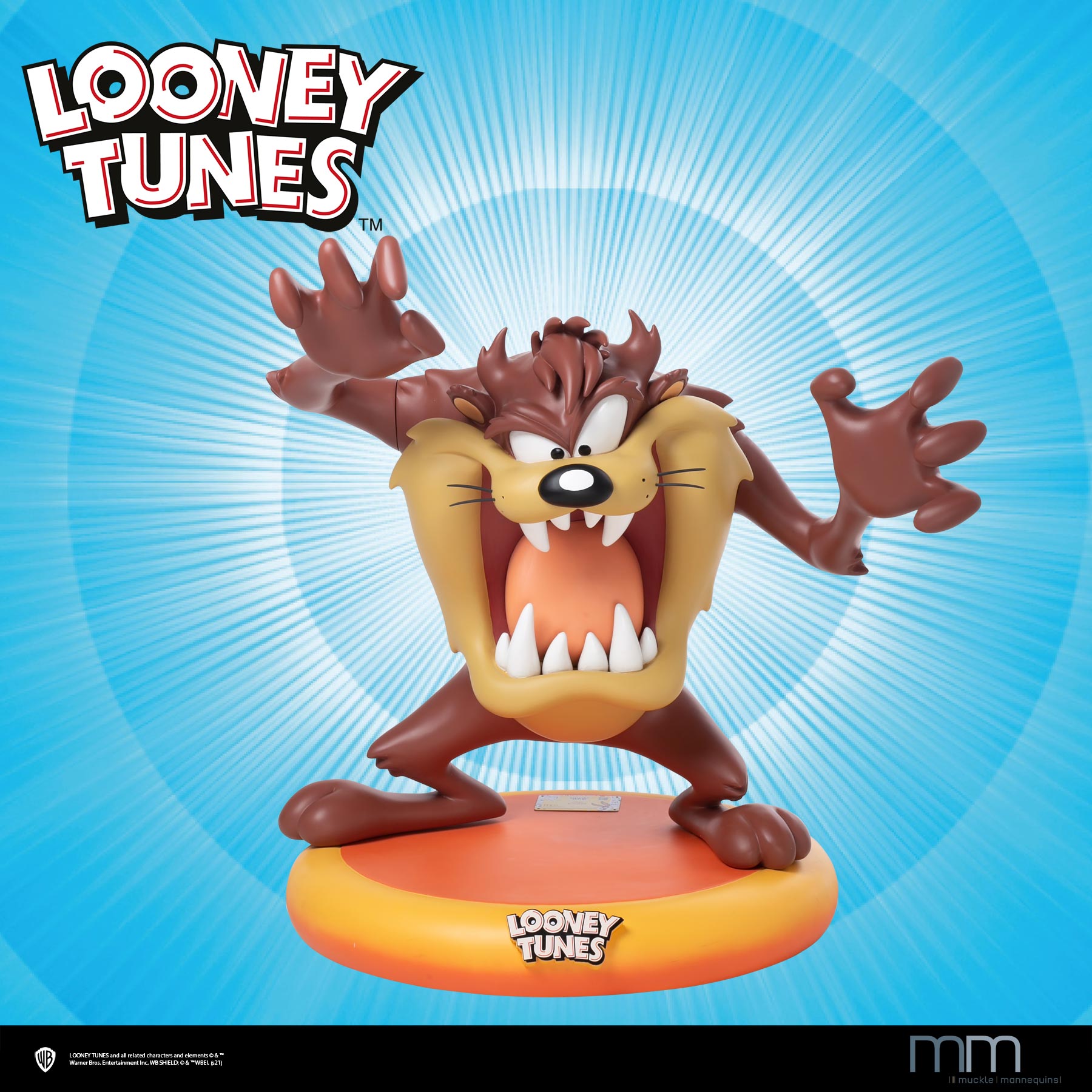 Looney Tunes - Taz the Tasmanian Devil Life-Size Statue Muckle