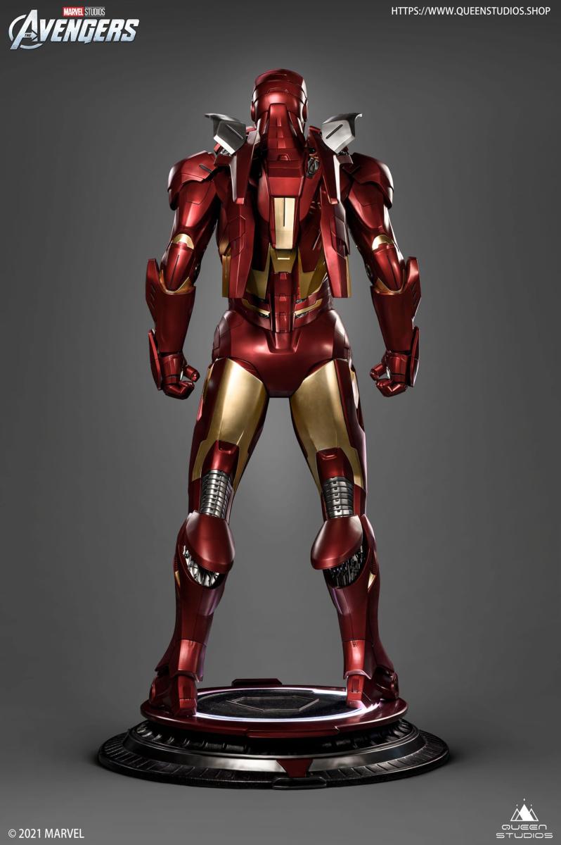 Iron Man Mark 7 Statue Taille Réelle 1/1 Queen Studios Marvel Iron Man Mark 7 Statue Taille Réelle 1/1 Queen Studios Marvel