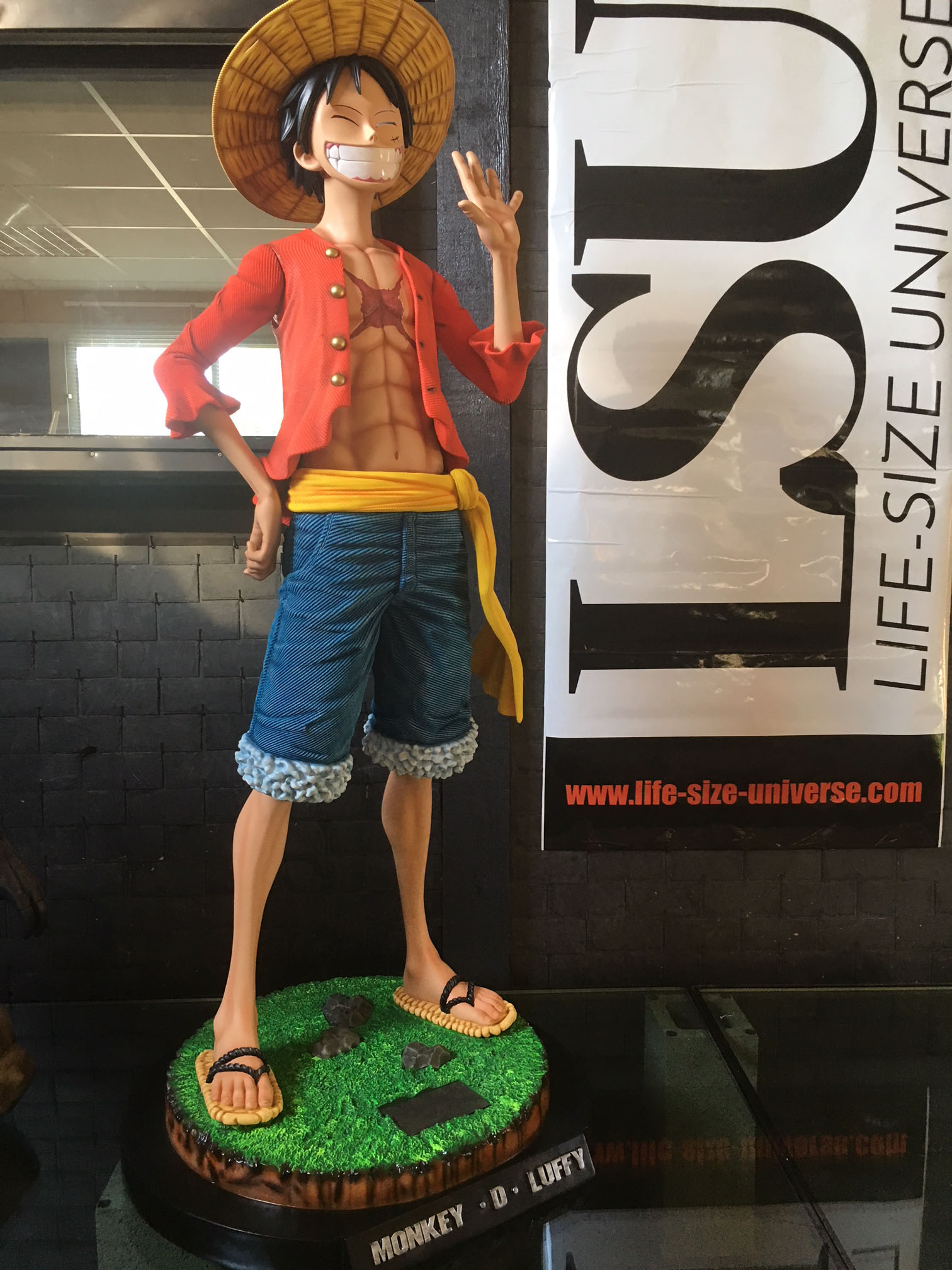 One Piece Monkey D Luffy Statue Taille Réelle 1:1 PT Studios