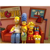 The Simpsons Family Statues Taille Réelle Idea Planet (Sans décor mural)